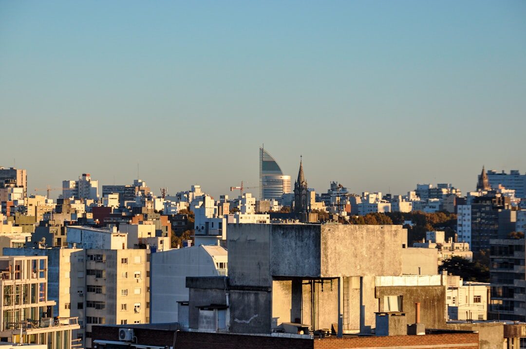 Upscale rooftop nightlife party in Montevideo